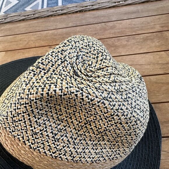 Vince Camuto Straw Sun Hat O/S - Picture 4 of 6